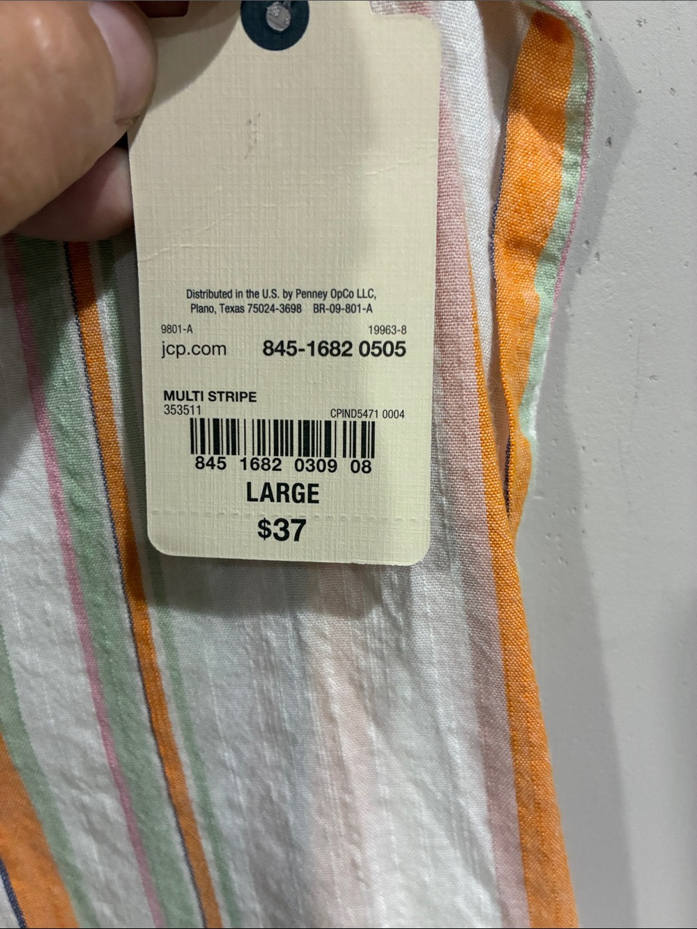 ST. John’s Bay NWT Ruffle 4 Button Cotton/Rayon Front Top - Picture 2 of 8